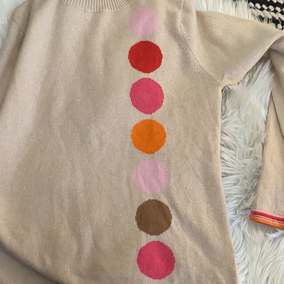 ‼️DO NOT BUY -SOLD‼️Folio New York Cashmere Polka Dot Turtleneck Sweater - Picture 5 of 8